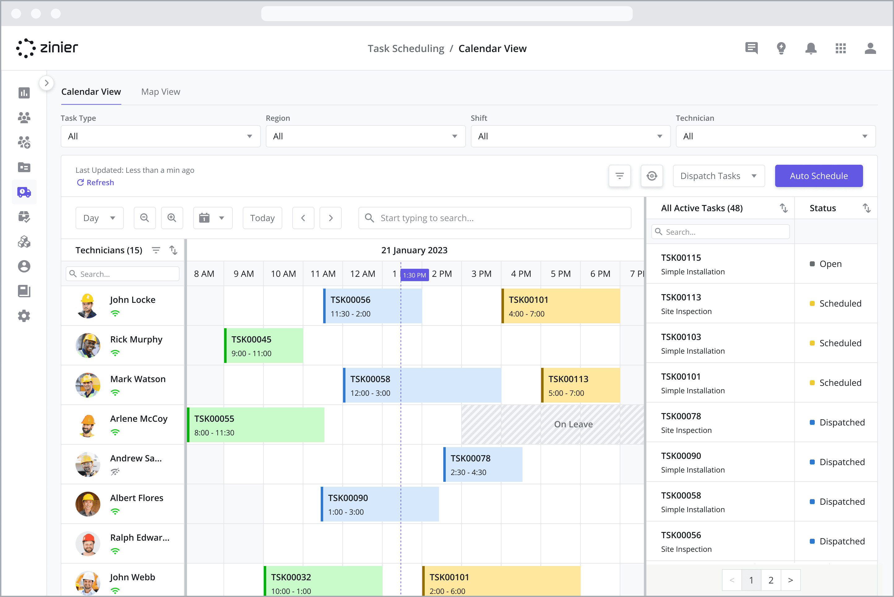 Calendar View