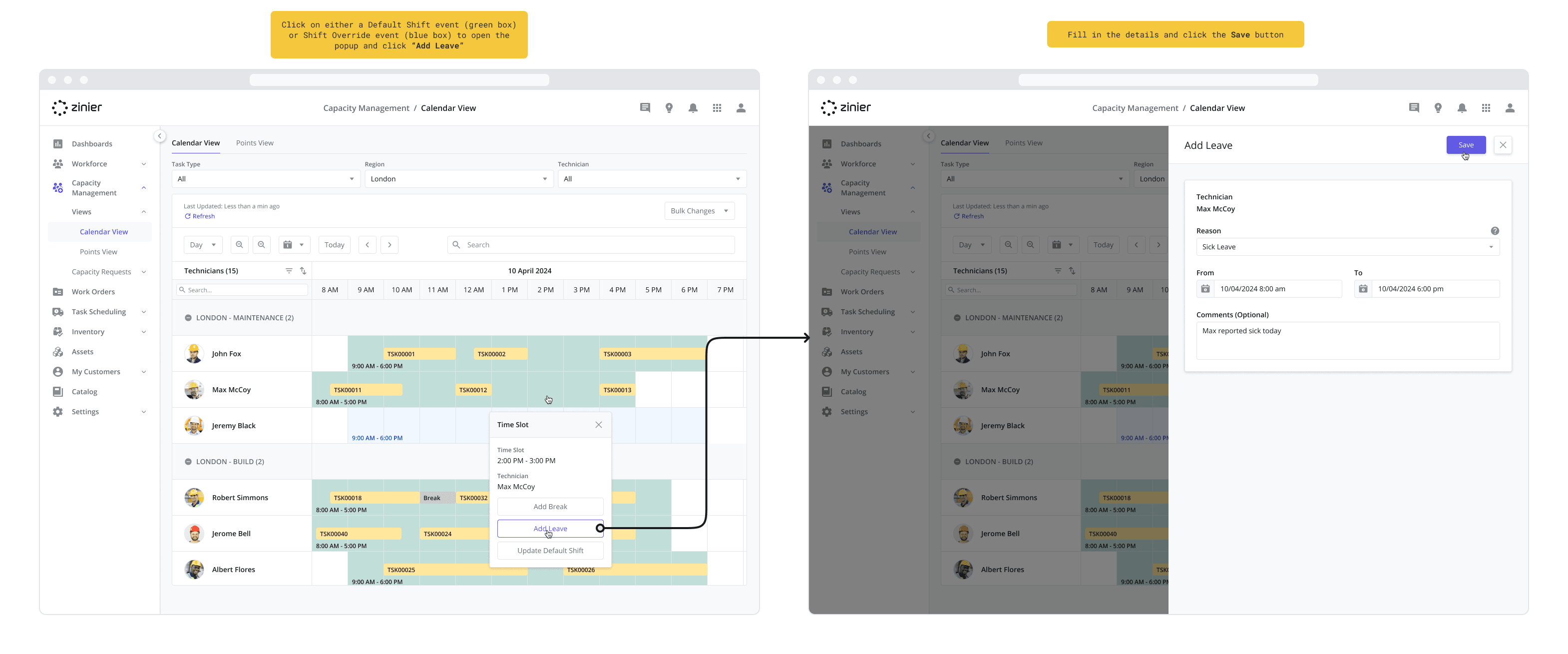 Capacity Calendar View - Add Leave to Default Shift.png